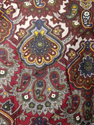 PAÑUELO LANA ANTIGUO INDUMENTARIA TRADICIONAL