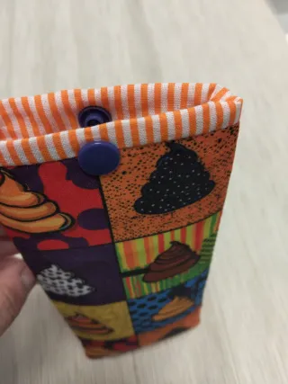 Funda de gafas divertida con caca
