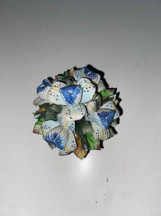 Vaso fiori Capodimonte porcellana