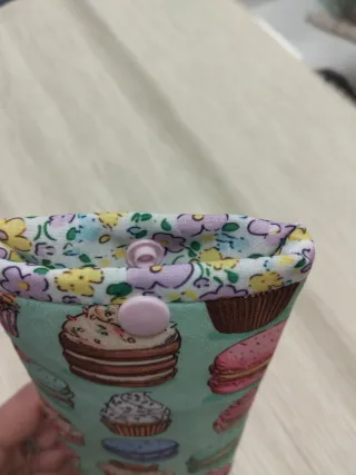 Funda para gafas con estampado de dulces