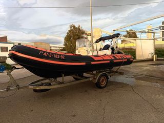 Zodiac 6m 7 plazas con toldo y remolque