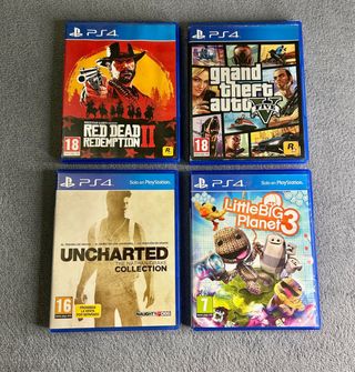 Pack 4 Juegos de PS4