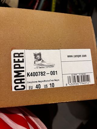 Botas Camper Brutus Trek Piel Negra