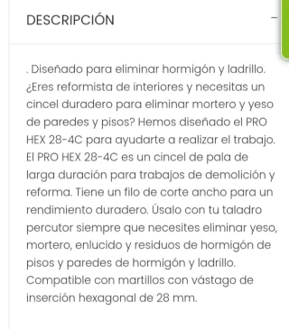 NUEVO!! Cincel Bosch