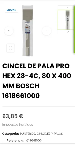NUEVO!! Cincel Bosch