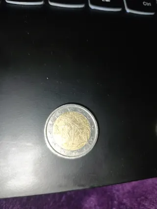 Moneda 2€ Italia 2002 Dante Alighieri