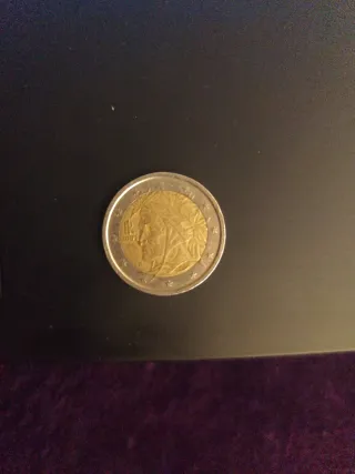 Moneda 2€ Italia 2002 Dante Alighieri