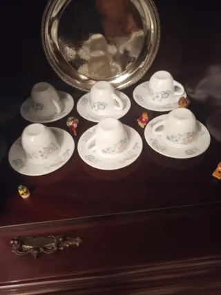 Juego de café de porcelana