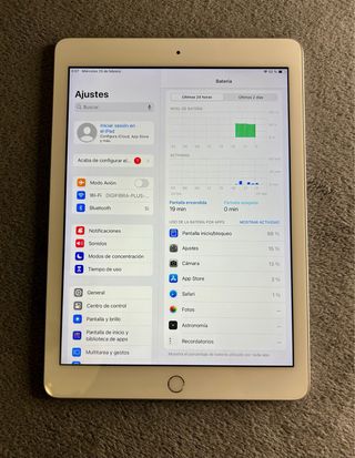 iPad 6ª Gen 128GB Wi-Fi Plata