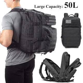 Mochila Militar Táctica 45L Impermeable