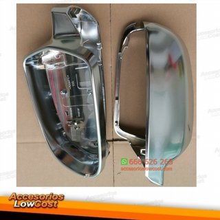 CARCASAS ESPEJOS RETROVISORES AUDI. LOOK ALUMINIO