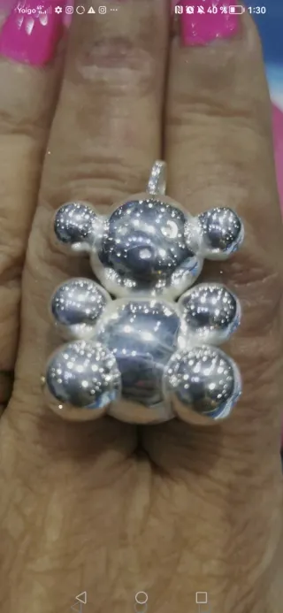 Colgante Oso Bubble Tous Plata