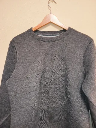 Sudadera Kenzo Jungle Gris Talla L