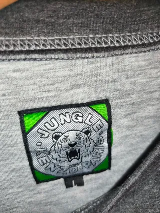 Sudadera Kenzo Jungle Gris Talla L