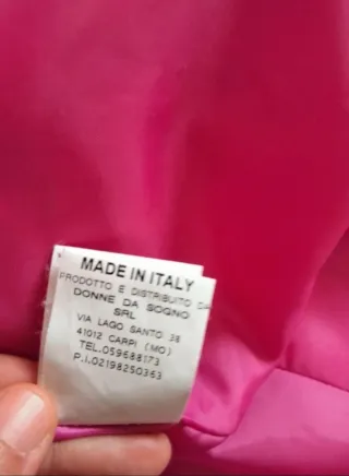 Abrigo acolchado italiano original