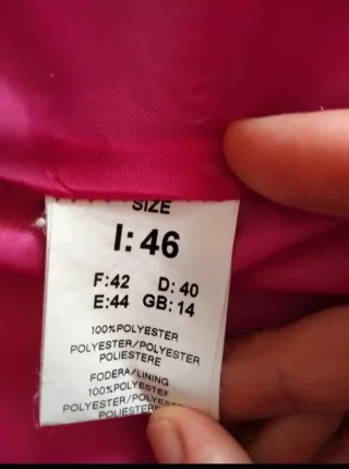 Abrigo acolchado italiano original