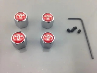 TAPONES ANTIRROBO TOYOTA ROJO