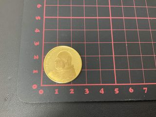 moneda oro 22k con no