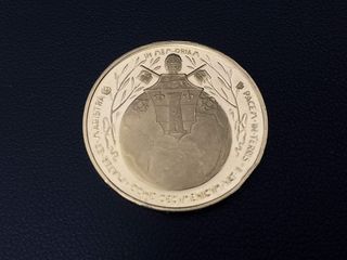 moneda oro 22k con no