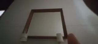 Espejo de pared madera y cristal