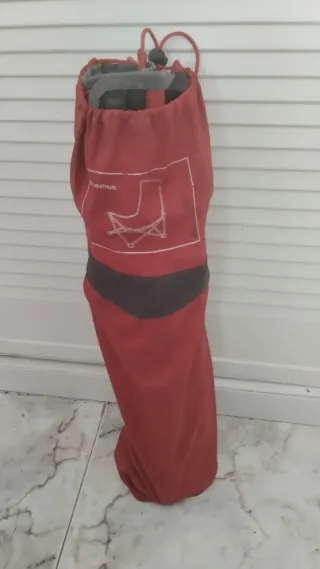 Silla plegable Quechua roja portable liviana negoc