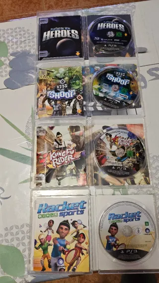 Lote 12 Juegos PS3 para jugar con move