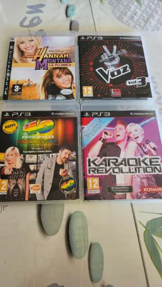 Pack 4 Juegos Karaoke PS3