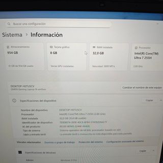 HP OMEN 16 Ultra 7, RTX 5070 Nuevo