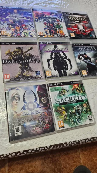 Pack 8 Juegos PS3 Pal Esp Perfecto Estado
