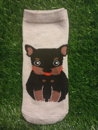 Calcetines divertidos con perro. Regalo solidario
