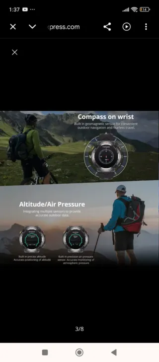 Reloj digital deportivo azul