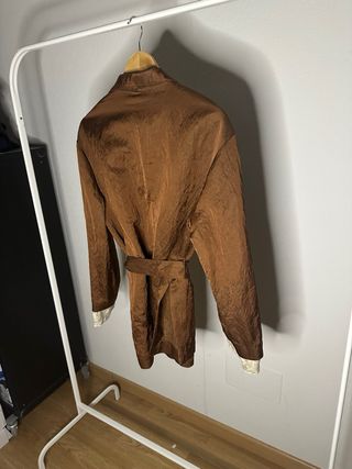 Blazer Kimono Zara Marrón Talla S