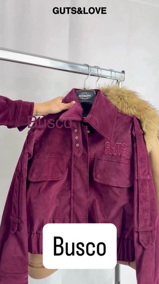Bu sc o Chaqueta GUTS&LOVE Burgundy