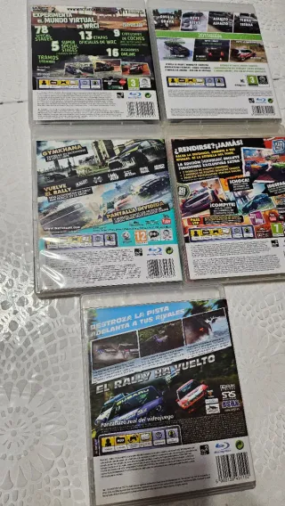 Pack 5 Juegos Rally PS3 Pal Esp