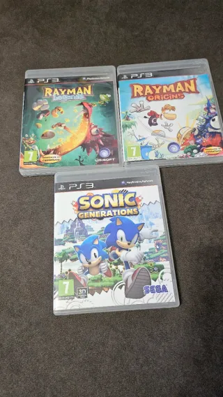 Pack Juegos Rayman + Sonic PS3