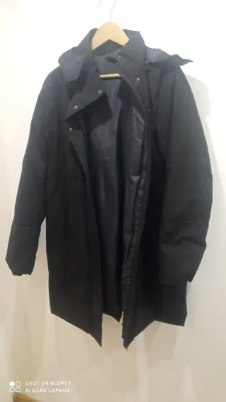 Abrigo Zara Negro Talla XL