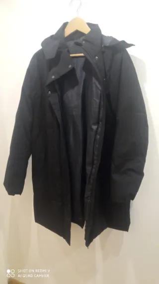 Abrigo Zara Negro Talla XL