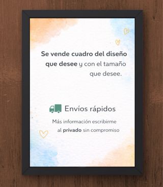 Cuadro personalizado a tu gusto