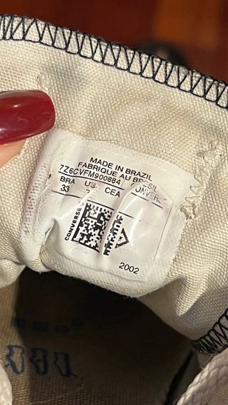 Converse Plataforma Negras Talla 35