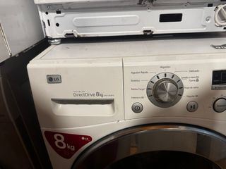 Lavadora LG DirectDrive 8kg. transporte disponible