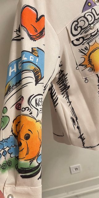 Casaco Tamanho Único Estampado