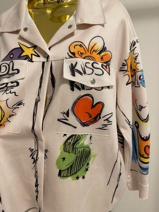 Casaco Tamanho Único Estampado