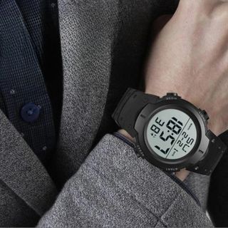 Reloj Deportivo Digital LED Hombre Azul