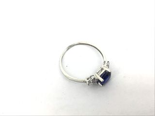 sortija oro 18k con piedra con circonita