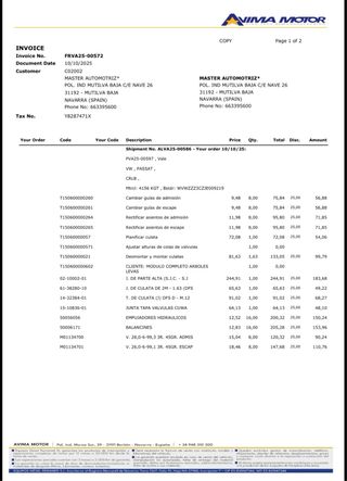 Culata y Bloque Motor VW Passat CRL Rectificado