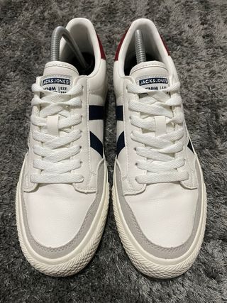 Jack & Jones Tênis Branco e Vermelho