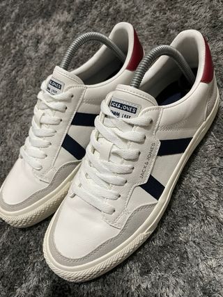 Jack & Jones Tênis Branco e Vermelho