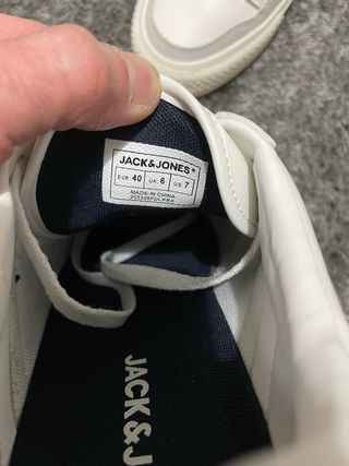 Jack & Jones Tênis Branco e Vermelho