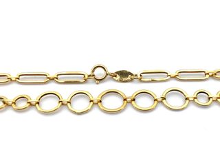 cadena oro 18k 23cm