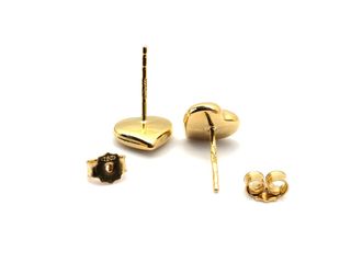 pendientes oro 18k con piedra con onix